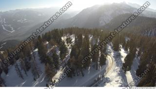 background forest snowy 0007